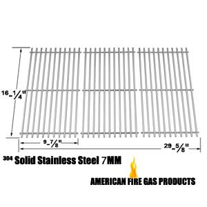 Replacement Stainless Steel Cooking Grid for BHG H13-101-099-01, GBC1362W Backyard Classic BY12-084-029-98, BY13-101-001-13, GBC1255W and Uniflame GBC1059WB, GBC1059WB-C, GBC1059WE-C, GBC1143W-CGas Grill Models, Set of 3